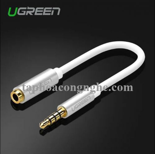 Ugreen 30746 20CM màu Đen Cáp âm thanh 3.5mm nối dài 30746 30030746